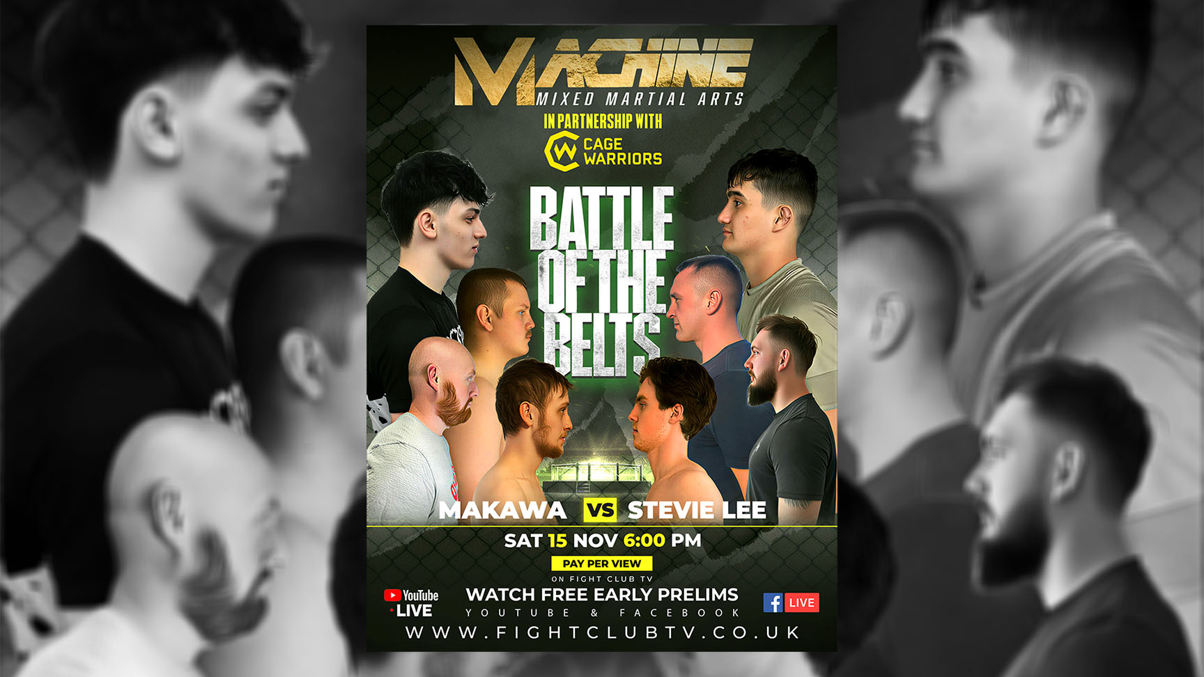 FREE EARLY PRELIMS - MACHINE MMA